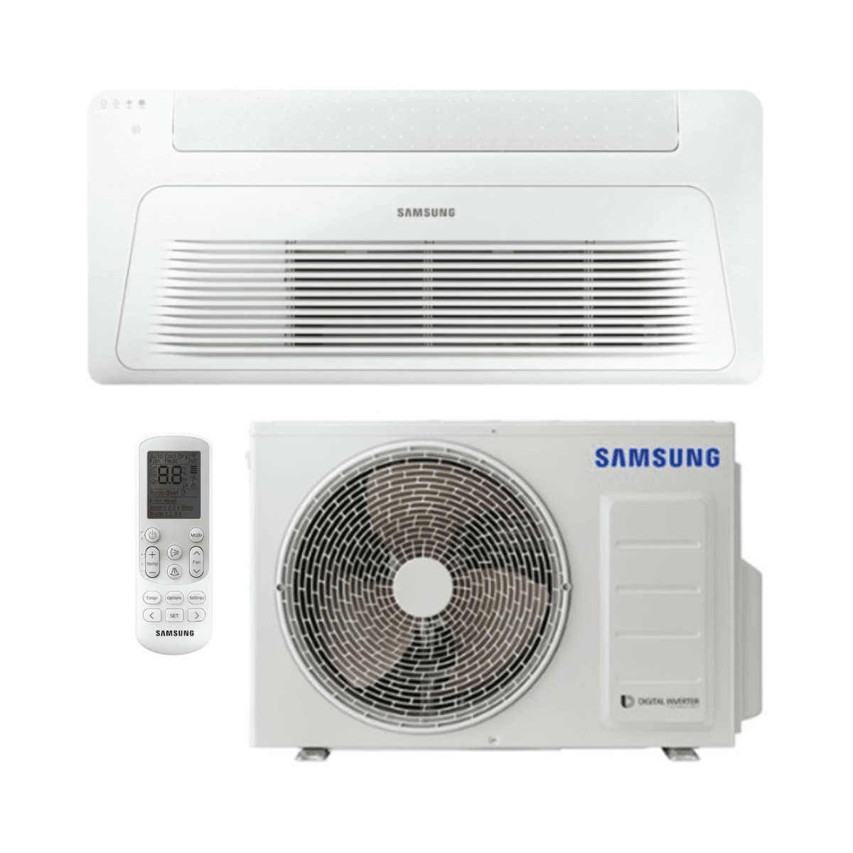Κλιματιστικό κασέτας 1 κατεύθυνσης Samsung WindFree 3,5 kW 12000 BTU με αναφορά F-CST1W35R από τη μάρκα SAMSUNG