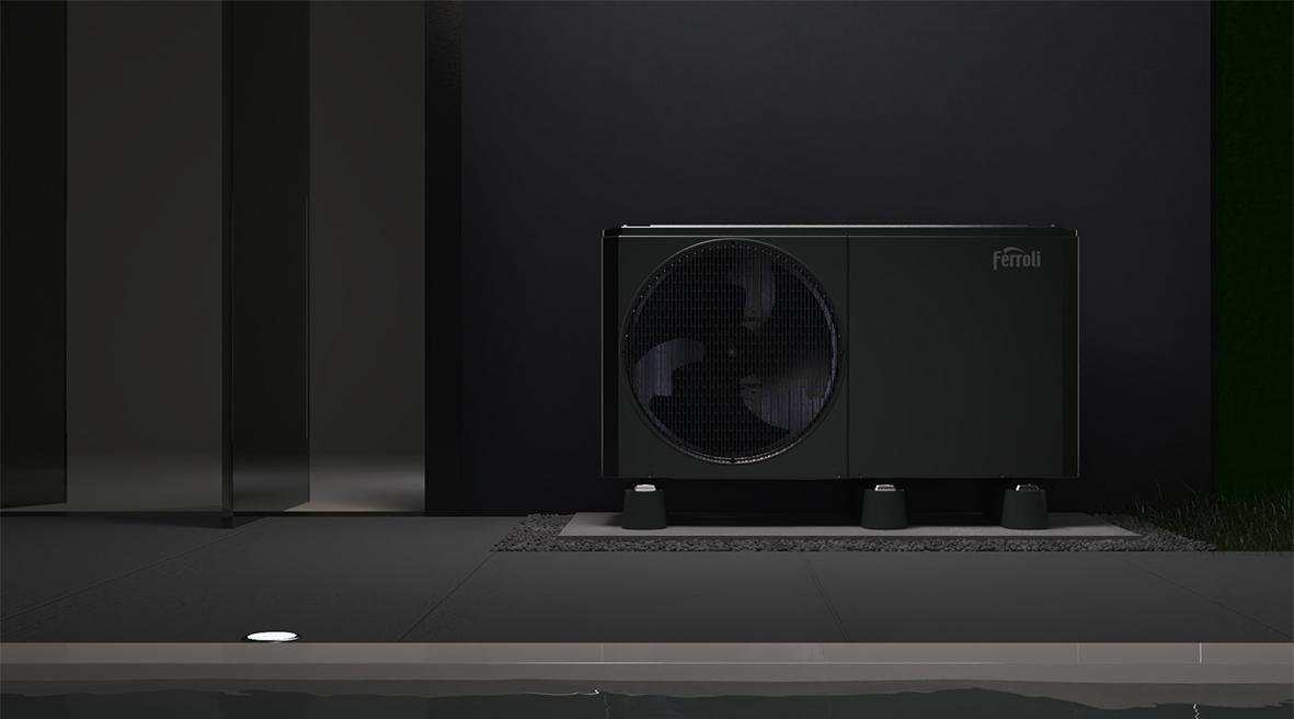 Αντλία θερμότητας αεροθερμίας μονομπλόκ R290 Ferroli OMNIA Life M 16 kW με τηλεχειριστήριο με αναφορά 4B4770169 από τη μάρκα FERROLI