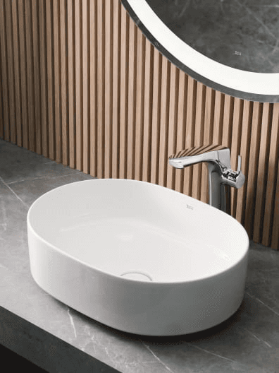 Fineceramic® Roca Inspira 500x370mm Countertop Basin with reference A327520000 from the brand ROCA