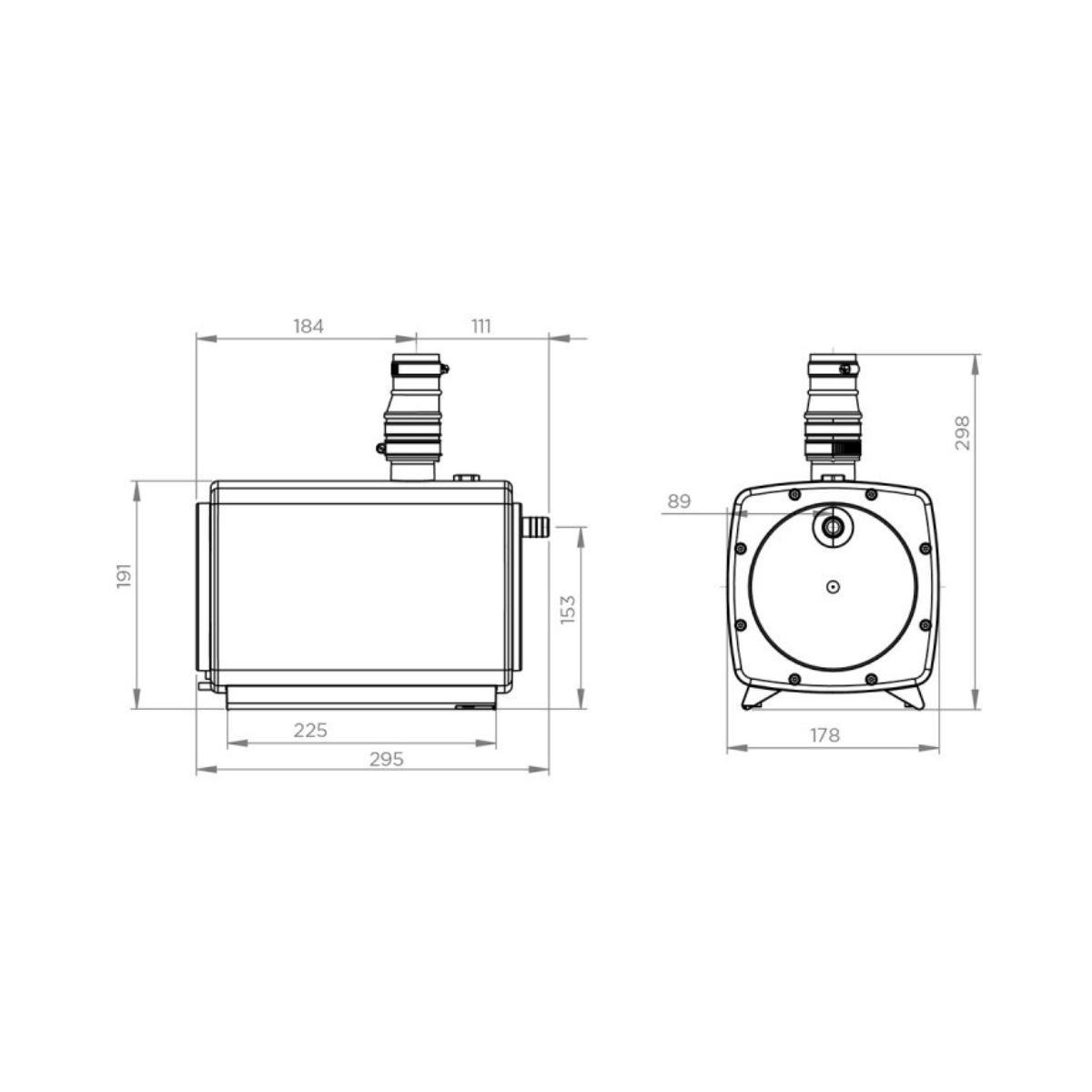 SFA Sanifloor+ 2 Shower Drain Suction Water Pump with reference HIFLOOR2 from the brand SFA SANITRIT