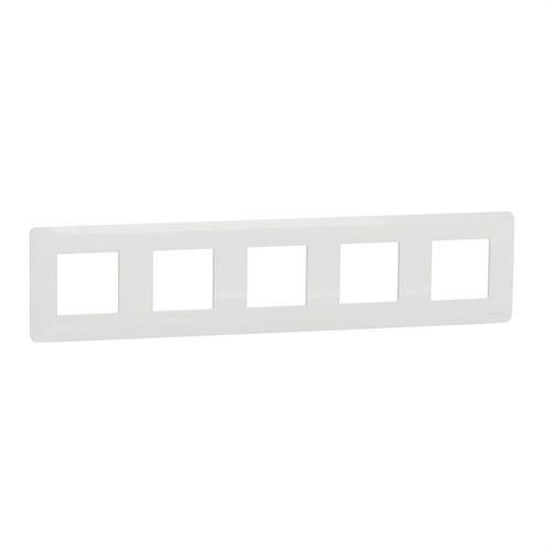 Πλαίσιο 5 στοιχείων New Unica Studio Polar με αναφορά NU201018 από τη μάρκα SCHNEIDER ELECTRIC