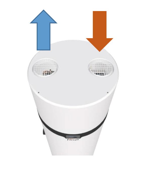 Αντλία θερμότητας για ΖΝΧ με wifi Ferroli EGEA TECH LT 120 λίτρα με αναφορά GAA0Y8KA από τη μάρκα FERROLI