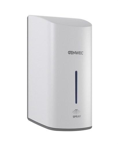 Αυτόματος διανεμητής απολυμαντικού χεριών σε σπρέι ABS λευκός με αναφορά GW04 15 01 00 από τη μάρκα GENWEC