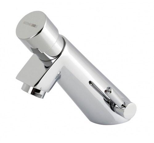 Χρονομετρημένη μπαταρία νιπτήρα με κουμπί IPSON 1/2" χρώμιο με αναφορά 1031 04 από τη μάρκα GENEBRE