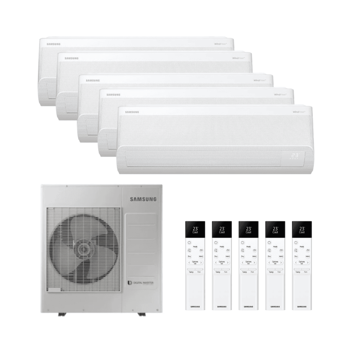 5x1 Air Conditioner with WiFi Samsung WindFree Comfort S2 3.5 kW 12000 BTU with reference SAMWFCFJM5X1-10012 from the brand SAMSUNG