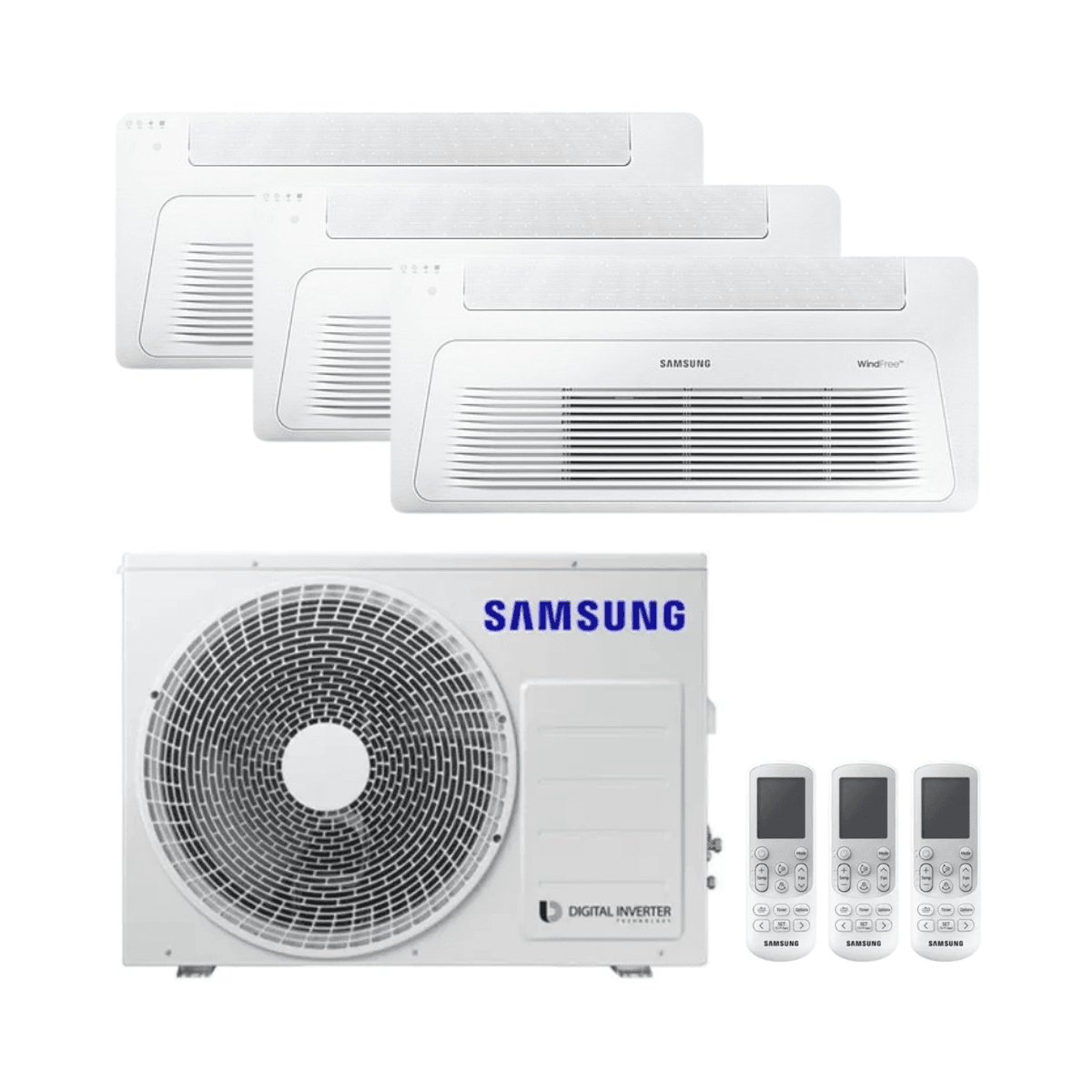 Κλιματιστικό κασέτας 3x1 1 κατεύθυνσης Samsung WindFree 3,5 kW 12000 BTU με αναφορά F-CST1W35R3 από τη μάρκα SAMSUNG