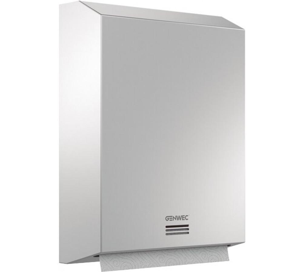 Μεγάλος διανομέας χαρτοπετσετών ανοξείδωτο 304 σατινέ με αναφορά GW03 05 04 01 από τη μάρκα GENWEC