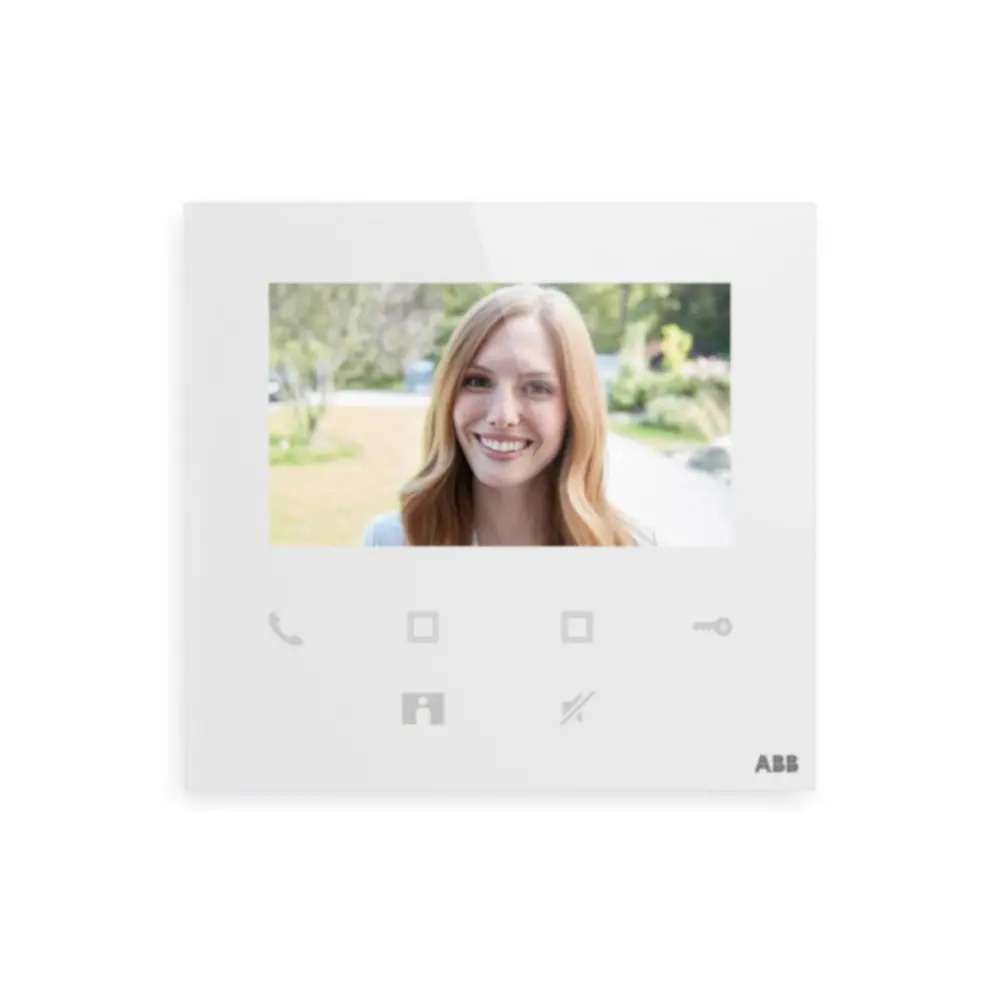 Οθόνη χρώματος 4,3" με WiFi Niessen ABB W2256 λευκό με αναφορά W2256 BL από τη μάρκα NIESSEN