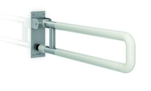 Ανακλινόμενη μπάρα στήριξης 700mm φινίρισμα νάιλον με βάση ανοξείδωτο ατσάλι με αναφορά GW11 30 09 00 από τη μάρκα GENWEC