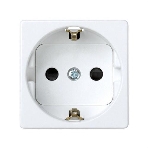Schuko Socket Base 16 A 250V with Safety Device and Screw Terminal White Simon 27 Play with reference 27472-65 from the brand SIMON