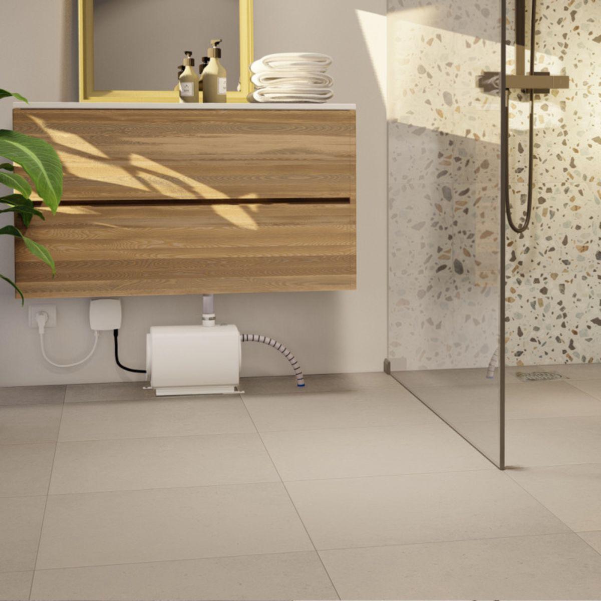 Αντλία νερού αναρρόφησης με αποστράγγιση για ντους SFA Sanifloor+ 1 με αναφορά HIFLOOR1 από τη μάρκα SFA SANITRIT