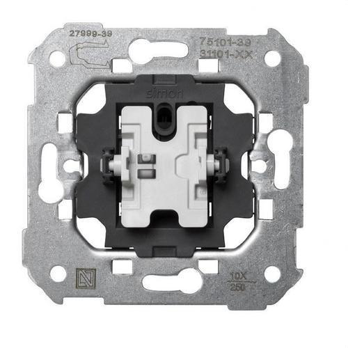 Μονοπολικός διακόπτης με σύστημα ταχείας σύνδεσης Simon 75 με αναφορά 75101-39 από τη μάρκα SIMON